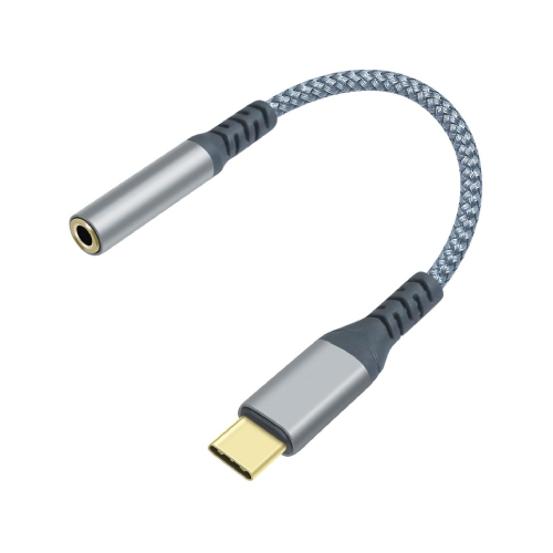 ADAPTADOR TYPE-C A 3.5MM AUX MALLADO