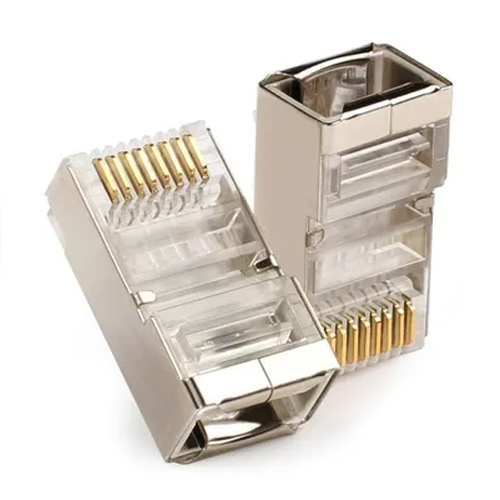 CONECTOR RJ45 CAT5 100 UNI BLINDADOS